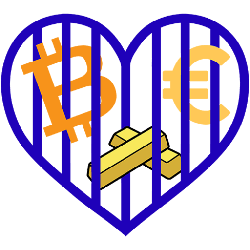 Steun Bitcoin, Euro en geld financieel